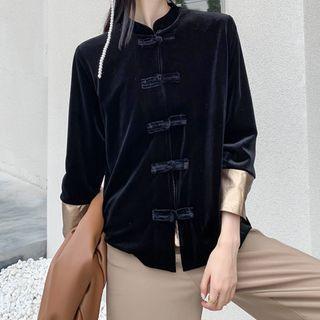 Velvet Frog Buttoned Shirt