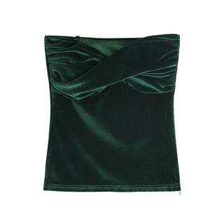 Strapless Velvet Top