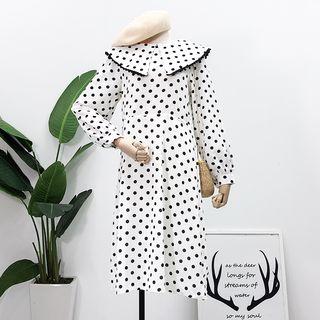 Dotted Midi Dress