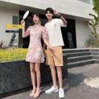 Couple Matching Traditional Chinese Dress / T-shirt / Shorts / Set
