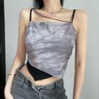 Mock Two-piece Tie-dyed Camisole Top