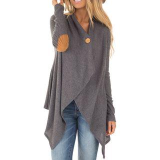 Patched Cardigan