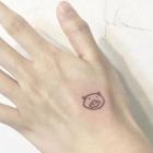 Pig Print Waterproof Temporary Tattoo One Piece - One Size