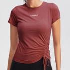 Drawstring Quick Dry Short-sleeve T-shirt