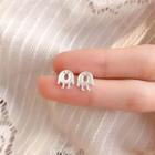 925 Sterling Silver Monster Earring 1 Pair - As Shown In Figure - One Size