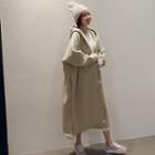 Pocket-side Maxi Zip Hoodie