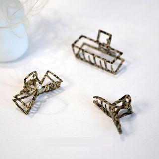 Bow Faux Pearl Alloy Hair Clamp