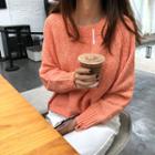 Ripped Sleeve Sweater