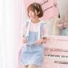 Cartoon Pinafore Dress