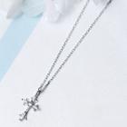 S925 Sterling Silver Cross Necklace