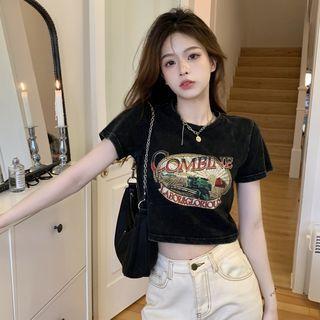 Short-sleeve Vintage Graphic T-shirt