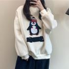 Penguin Applique Sweatshirt