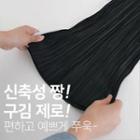 Crystal-pleat Contrast-trim Wide-leg Pants