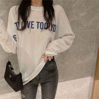 Lettering Loose-fit Light T-shirt