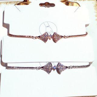 Fan Rhinestone Bracelet