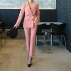 Chic Straight-cut Dress Pants