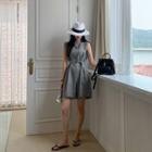 Sleeveless Wide-leg Playsuit With Belt