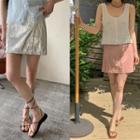 Lam  Pleather Miniskirt
