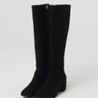 Zip-side Suedette Tall Boots