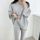 Set: Long-sleeve Hood T-shirt + Sweatpants