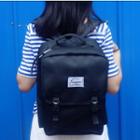 Applique Double Buckled Backpack