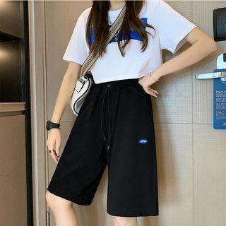 Lettering Longline Shorts