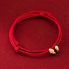 Fang Sterling Silver Red String Bracelet