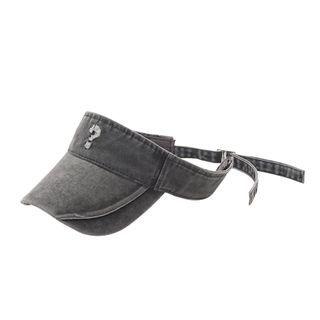 Embroidered Question Mark Visor Hat