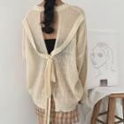 Bow Back Knit Pullover