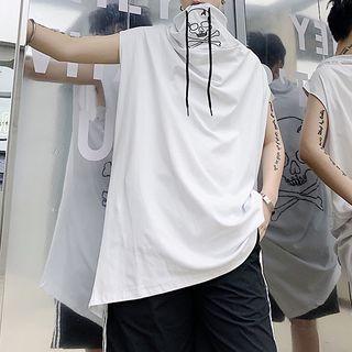 Skeleton Print Tank Top