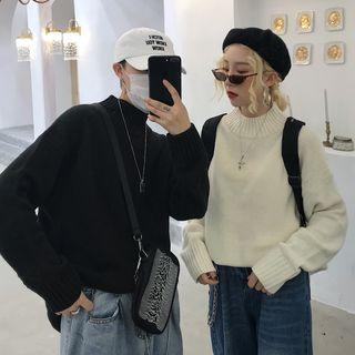 Couple Matching Mock Turtleneck Sweater