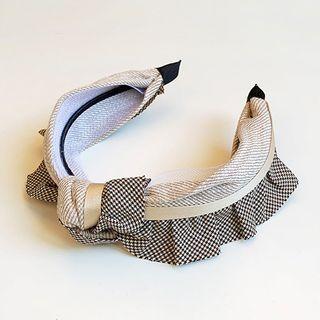 Ruffle Panel Fabric Headband
