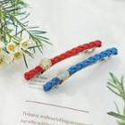 Faux Crystal Braided Hair Clip