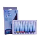 Set: Water Mixable Oil Paint 8 Colors - One Size