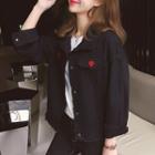 Embroidered Heart Jacket