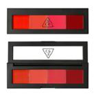 3 Concept Eyes - Lip Color Palette (gossip Red) 1 Pc