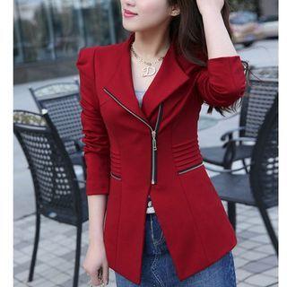 Zip Up Blazer