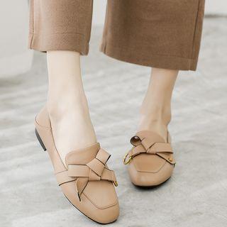 Ribbon Bow Loafers