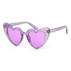 Heart Fluorescent Sunglasses
