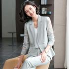 Lace Sleeve Blazer / Dress Pants / Set