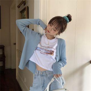 Short-sleeve T-shirt / Cardigan