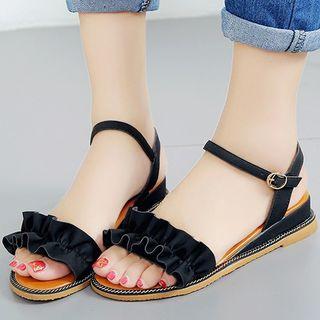 Frilled Sandals