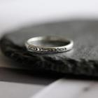 Carp Fish Embossed Sterling Silver Open Ring 1 Pc - Silver - One Size