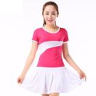 Dance Set: Short Sleeve Top + Skirt