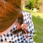 Strawberry Ribbon Hair Tie / Hair Clip / Set