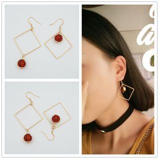 Geometry Beaded Earring / Clip-on Earring