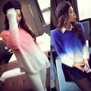 Ombre Furry Sweater
