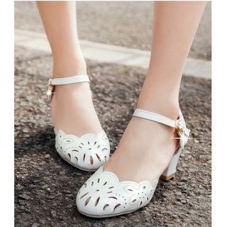 Laser Cut Perforated Sandals