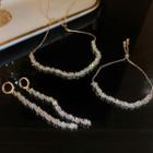 Rhinestone Alloy Bracelet / Fringed Earring / Necklace
