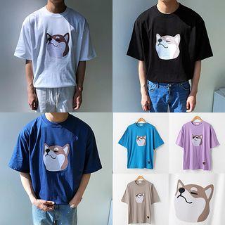 Dog Printed T-shirt